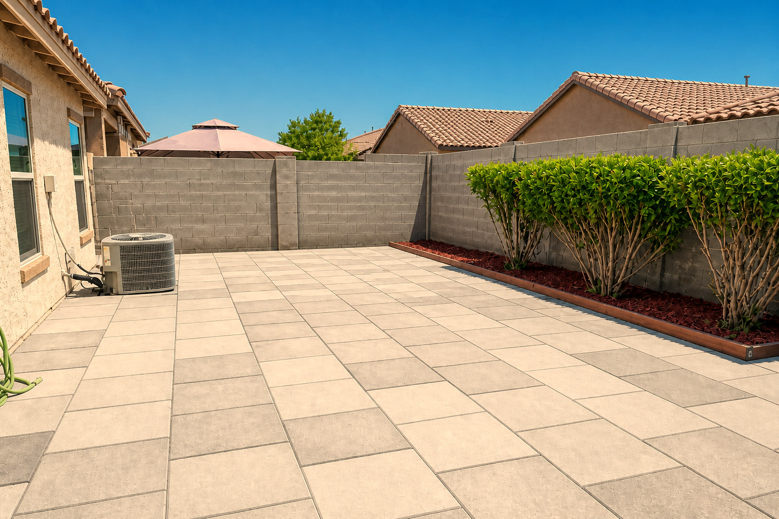 Outdoor backyard space