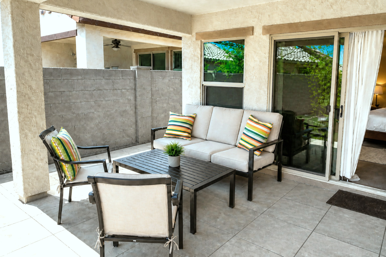 Landscaped outdoor area